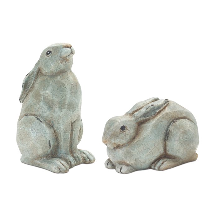 Garden Rabbit Figurine (Set of 2) Thumbnail