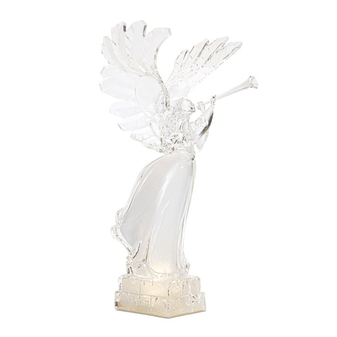 LED Holiday Angel with Trumpet 16.5"H Thumbnail