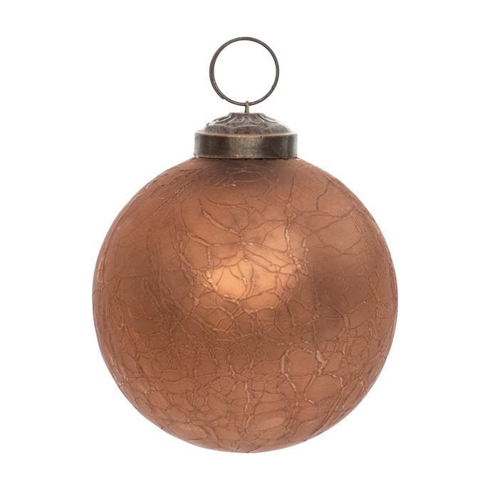 Bronze Soda Lime Glass Ball Ornament (Set of 6) Thumbnail
