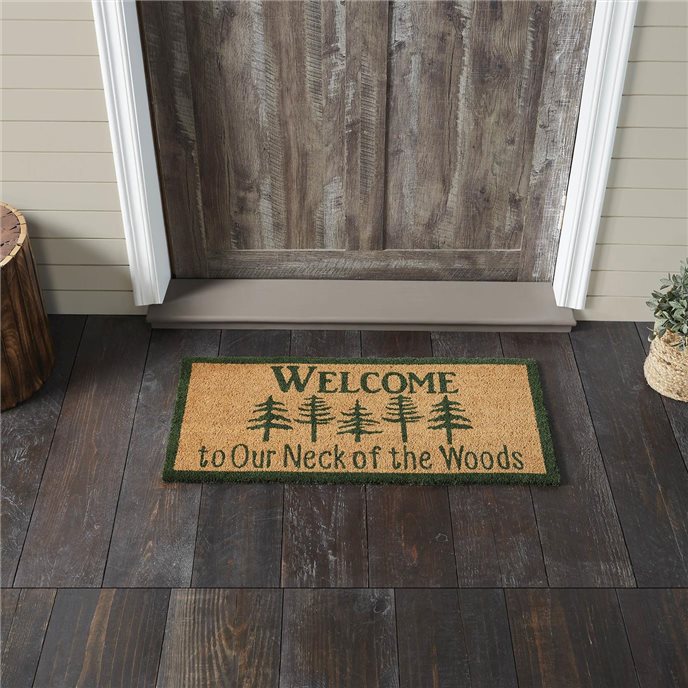 Neck Of Woods Coir Welcome Rug Rect 17x36 Thumbnail