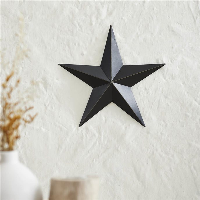 Metal Star Black Distressed 12x12 Thumbnail