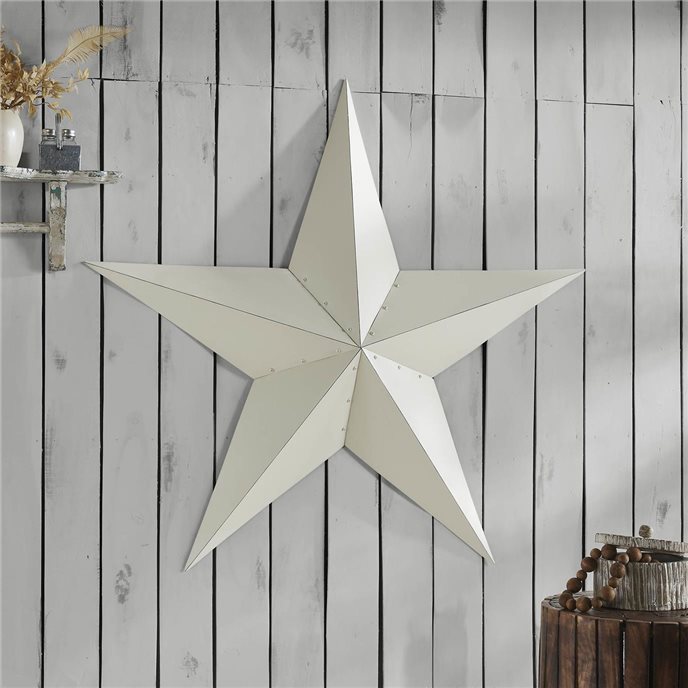 Metal Star Creme Distressed 48x48 Thumbnail