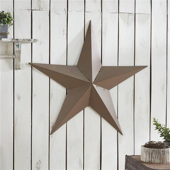 Metal Star Rust Brown Distressed 36x36 Thumbnail