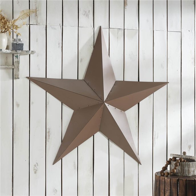 Metal Star Rust Brown Distressed 48x48 Thumbnail