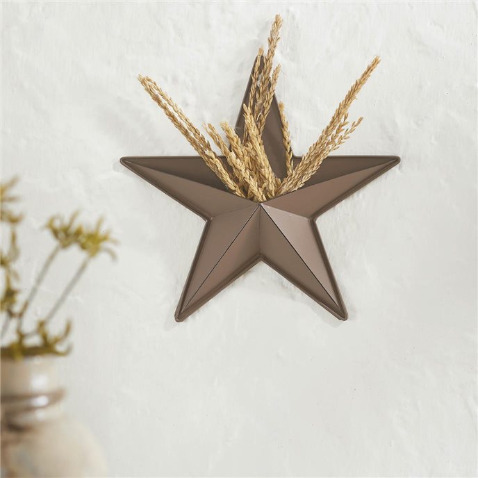 Metal Star w/ Pocket Rust Brown Distressed 12x12 Thumbnail