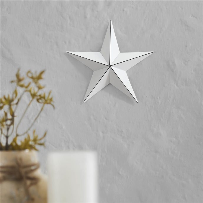Metal Star White Distressed 8x8 Thumbnail