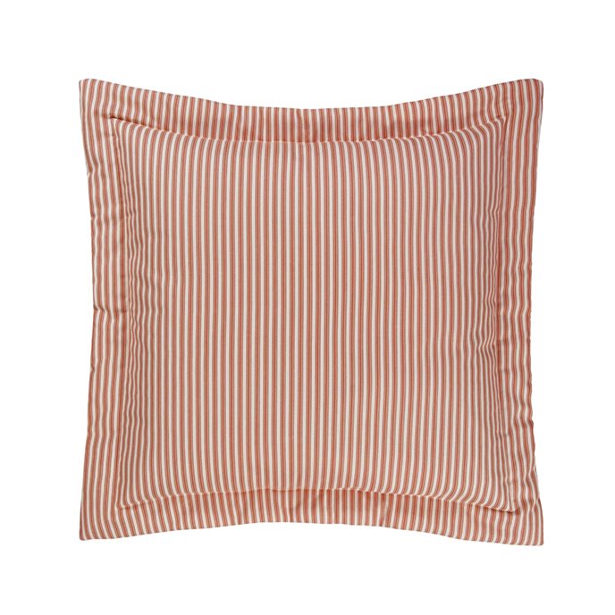 Cottage Rose Striped Euro Pillow Sham Thumbnail