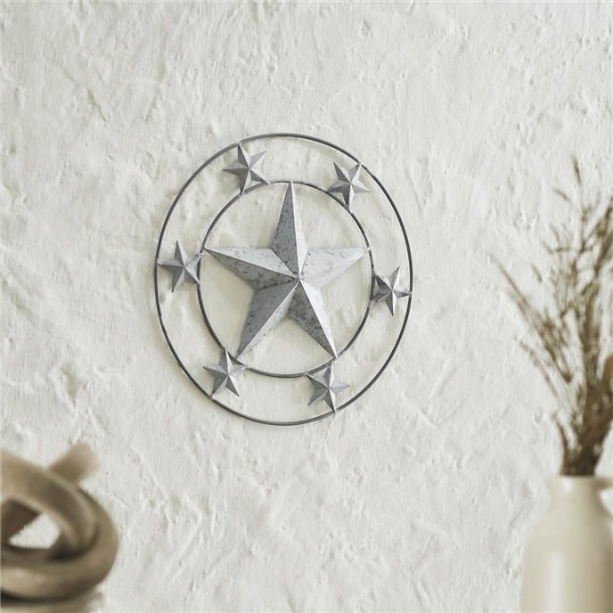 Metal Stars Round Wall Hanging 12.5x12.5 Thumbnail