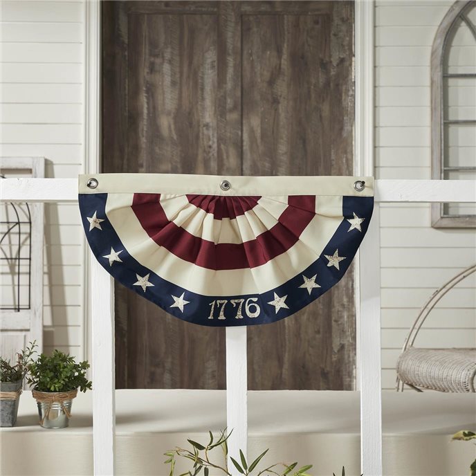 My Country 1776 USA Bunting Flag 12x24 Thumbnail