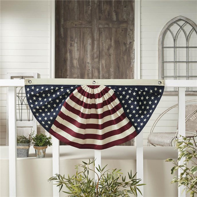 My Country Stars &amp; Stripes Bunting Flag 18x36 Thumbnail
