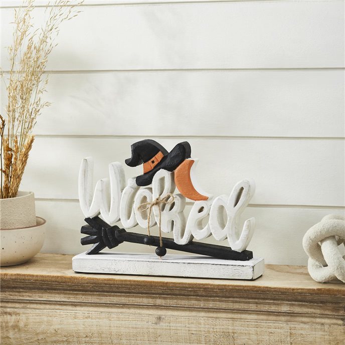 Wicked Witch Wooden Table Sign 8x11.5x2 Thumbnail