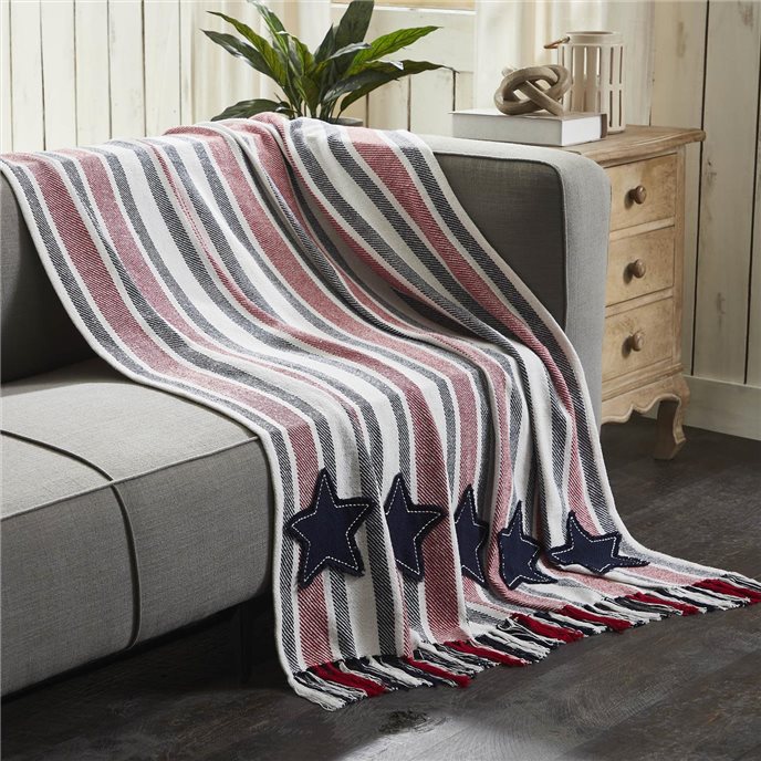 Hatteras Stars Woven Throw 50x60 Thumbnail