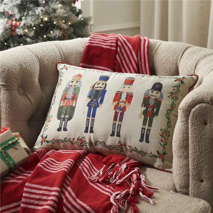 Traditional Nutcracker Pillow 14x20 Thumbnail