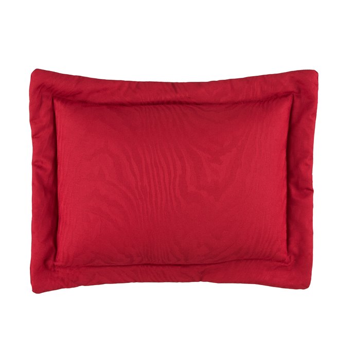 Bouvier Black Breakfast Pillow - Red Jacquard Thumbnail