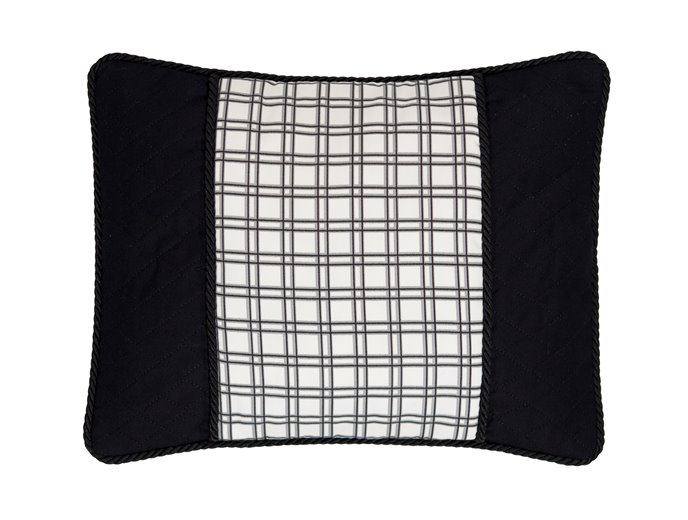 Bouvier Plaid & Black Breakfast Pillow Thumbnail