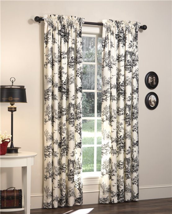 Bouvier 84 Inch Long Lined Drapery Panel Pair Pc Fallon