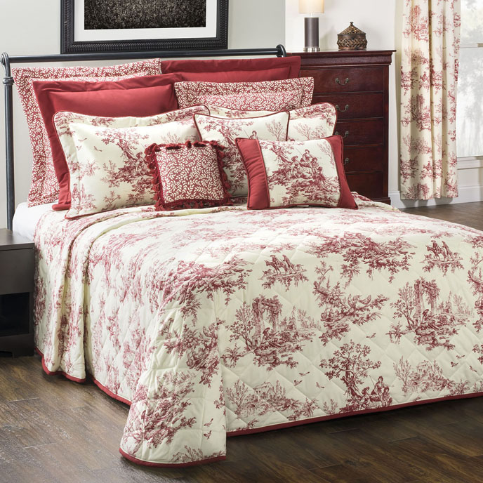 Bouvier Red Queen Bedspread Thumbnail