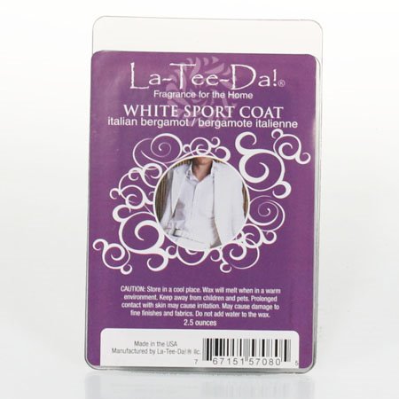 La-Tee-Da Wax Melts White Sport Coat - Italian Bergamot Thumbnail