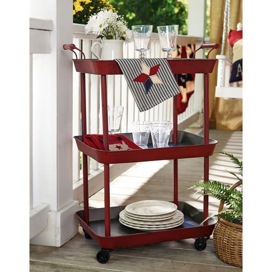 Red Utility Cart Thumbnail