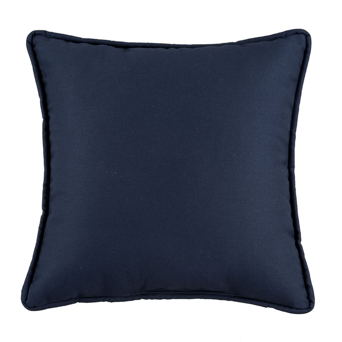 Park Avenue Navy Square Pillow Thumbnail