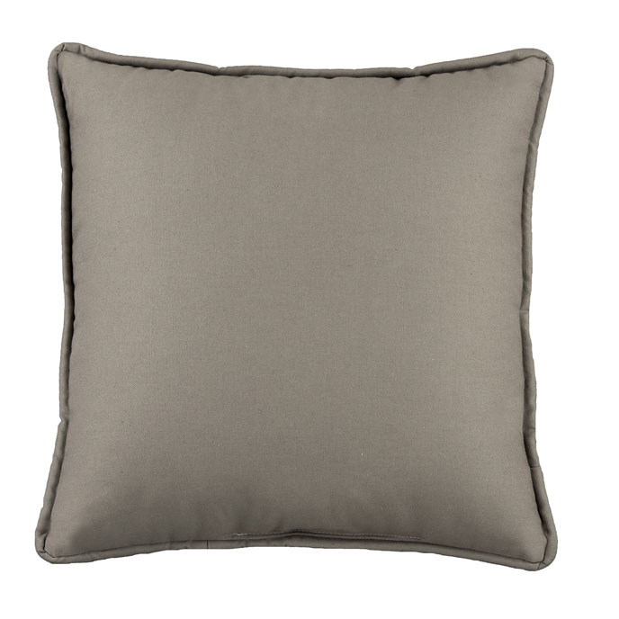 Park Avenue Grey Square Pillow Thumbnail