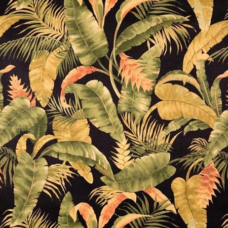 La Selva Black Print Fabric (Non-returnable) Thumbnail