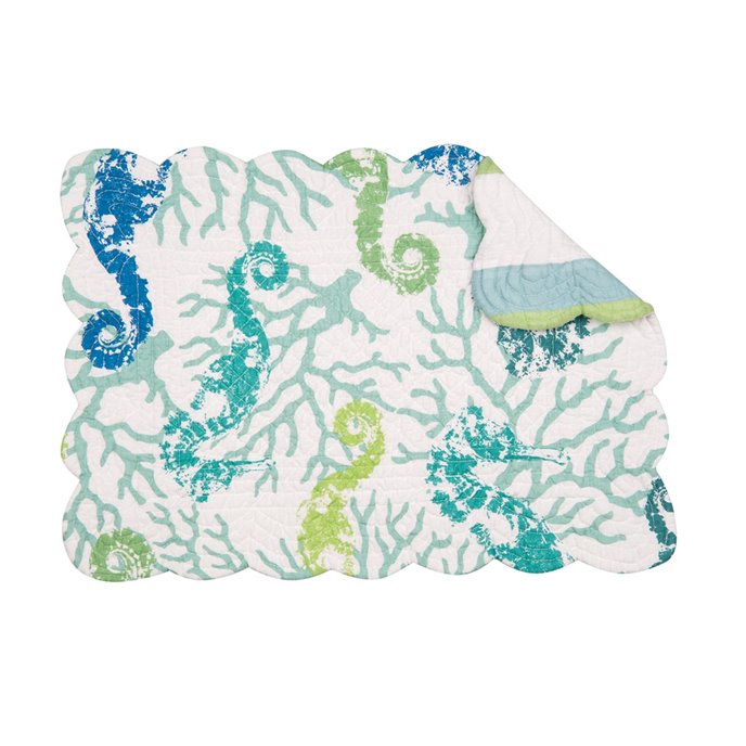 Aquarius Rectangular Quilted Placemat Thumbnail